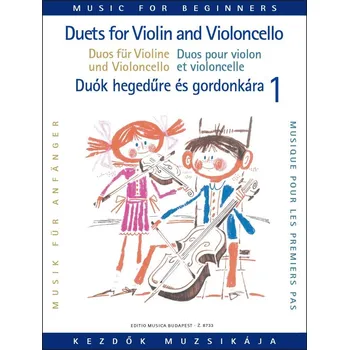 Duets for Violin and Violoncello for Beginners 1