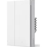 AQARA Smart Wall Switch H1 EU (With Neutral, Double Rocker) - Chytrý nástěnný vypínač s dvojitým relé (WS-EUK04)