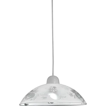 Závěsné skleněné svítidlo Beris 30 bílá do obýváku a jídelny klasické CANDELLUX