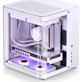 PC skříň Počítačová Skříň Jonsbo TK-1 2.0 White Micro Tower bílý