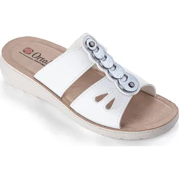 Dámské pantofle Dámské pantofle na klínku se stříbrným zdobením vel. 40