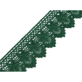 Krajka Vzdušná krajka šíře 55 mm Varianta: 8 zelená jedle, Balení: 13.5 m