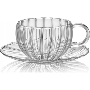 IVV Italy SAHARA Skleněný Šálek na čaj 240 ml / 2 Ks