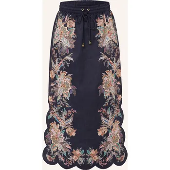 Dámská sukně Zimmermann Dámská Lněná Sukně Rhiannon V Džínovém Vzhledu,...