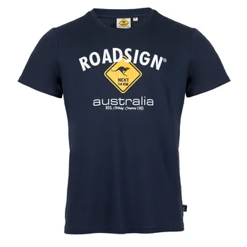 Pánské tričko Pánské tričko Roadsign Australia modré Barva: Modrá, Velikost: L
