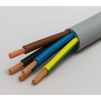 elektrický kabel Flexibilní ovládací kabel YSLY-JZ 5x 1 barevné značení žil