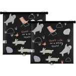 Sluneční clona LEOKID do auta 2 ks 2024, rocky island