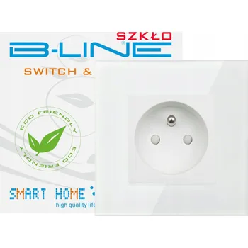 Elektrická zásuvka Bílá nástěnná Elektrická Zásuvka B-line