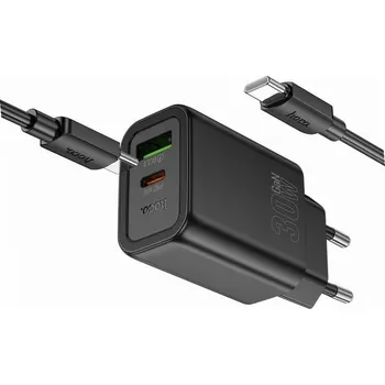 Rychlá USB-C GaN nabíječka 30W kostka s kabelem pro Google Pixel 8 Pro