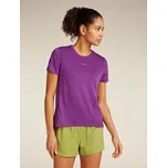 Dámské termotriko – krátký rukáv Icebreaker Merino 125 Cool-Lite Speed Short Sleeve Slit Back W passion S