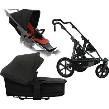 Kočárek Kočárek TFK Set proA frame 2026, anthracite with red highlights