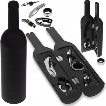 Otvírák SADA NA VÍNO OTVÍRÁK VÝVRTKA NOŽÍK VÍNO 6V1 JAKO DÁREK