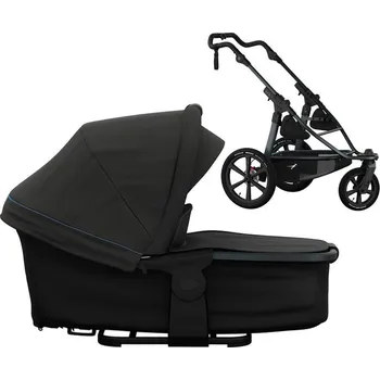 Kočárek Kočárek TFK proA frame Carrycot Mono/Pro combi unit 2026, anthracite with red highlights