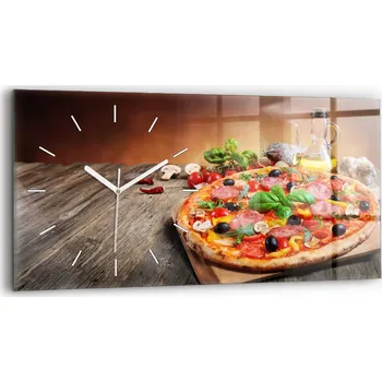 Hodiny Nástěnné hodiny Wallfluent oranžové 60 cm