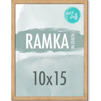 Rám na obraz RÁMEČEK NA FOTOGRAFIE 10x15 A6 RÁMEČEK NA FOTOGRAFIE 15x10 MDF HNĚDÝ
