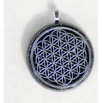 Přívěsek Přívěsek orgonit – Květ Života stříbrný