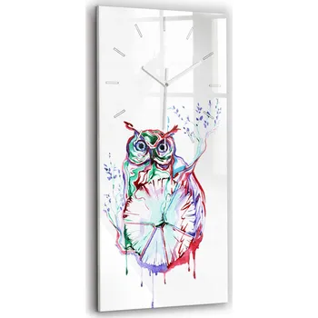 Hodiny Nástěnné hodiny Wallfluent fialové 30 cm