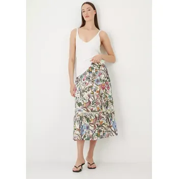 Dámská sukně Bavlněná sukně Medicine béžová barva, maxi, áčková RS25.SDD907 01B, vel. L