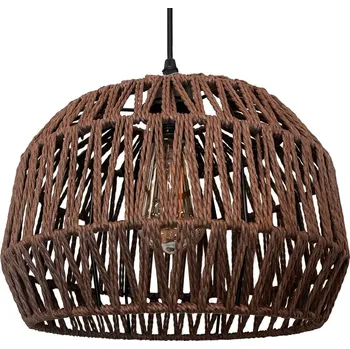 Závěsné svítidlo z jutového lana Hnědá