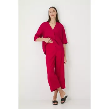 Dámské kalhoty Lněné kalhoty Medicine RS25.SPD900 červená 33X, vel. XS