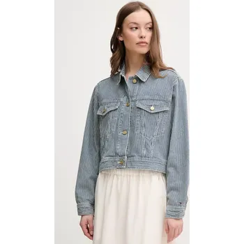 Dámská casual bunda Džínová bunda Tommy Hilfiger WW0WW44375 modrá 50J, vel. 40