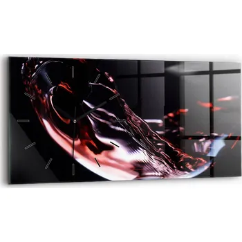 Hodiny Nástěnné hodiny Wallfluent červené 60 cm