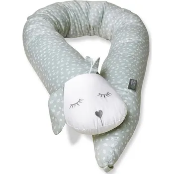 Kojící polštář Kojící polštář a mantinel VINTER & BLOOM Nordic Leaf 2023, mild green