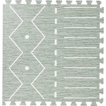 Hračka pro nejmenší Hrací podložka TODDLEKIND Prettier Puzzle Berber 2025, moss