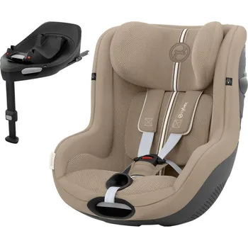 Autosedačka Autosedačka CYBEX Sirona G i-Size PLUS Gold Line 2025 včetně báze, almond beige