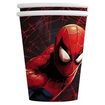 Party nádobí Papírové kelímky 10ks Spiderman - Cakesicq