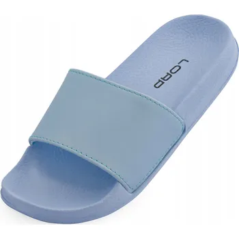 Dívčí pantofle Dětské papuče Loap , modrý proužek, velikost 29