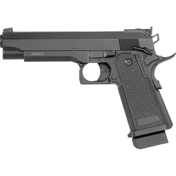 Airsoft CYMA CM.128S HI-CAPA 5.1 Mosfet BLUE Edition černá elektrická