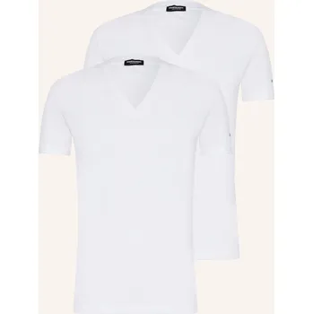 Pánské tričko dsquared2 Pánská Sada 2 Triček, bílá, 50