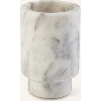 Držák na kartáček Aquanova Pohárek Na Čištění Zubů Porto Large, bílá / šedá