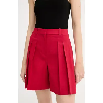Lněné kraťasy Theory P0303208 červená 33X, vel. 32