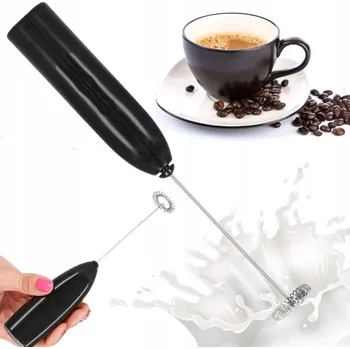 Šlehač mléka NAPĚŇOVAČ MLÉKA RUČNÍ ŠLEHAČ NA CAPPUCCINO KÁVY MIXÉR