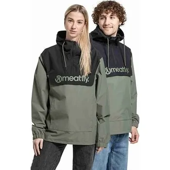 Pánská větrovka Meatfly unisex street bunda Noah Olive | Černá | Velikost XS