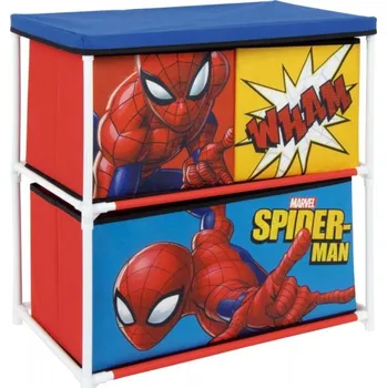 Dětsný nábytek Regál na hračky SPIDERMAN, SM15225