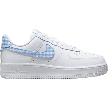 Dámská obuv Nike Air Force 1 Low '07 Essential White University Blue Gingham Velikost: 38,5