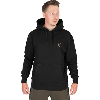 Rybářské oblečení Fox Mikina Hoody Black & Orange Velikost: XXL