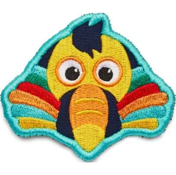 Nášivka Dětský odznáček na suchý zip AFFENZAHN Velcro badge Tucan - misc