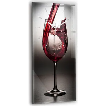 Hodiny Nástěnné hodiny Wallfluent červené 30 cm