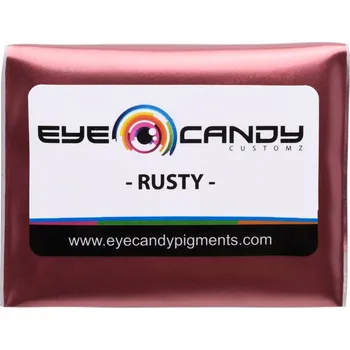 Lak na dřevo Eye Candy Pigments Rusty slídový metalický práškový pigment Hmotnost: 5 g