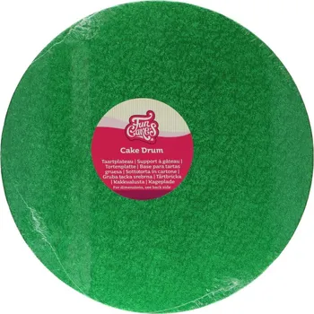 FunCakes Dortová podložka zelená O 30,5 cm, výška 12 mm