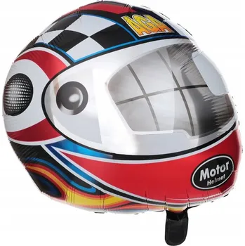 Balónek FÓLIOVÝ BALÓNEK FORMULE 1 45 CM PŘILBA ZÁVODY NAROZENINY OSLAVA