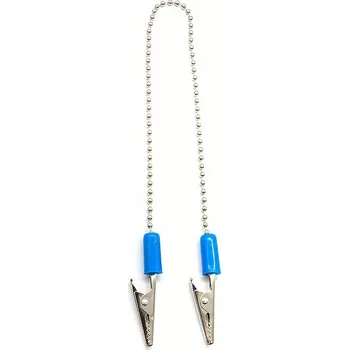 Řetízek Řetízek na podbradníky / bryndáky (různé barvy), 1ks Modrá