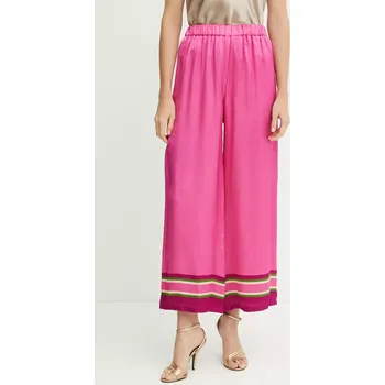 Dámské kalhoty Hedvábné kalhoty Luisa Spagnoli 542106 růžová 43X, vel. S