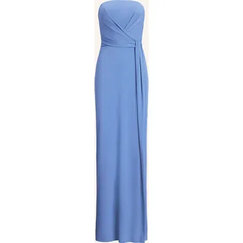 Dámská móda Lauren Ralph Lauren Dámské Off-Shoulder Šaty, modrá, 36