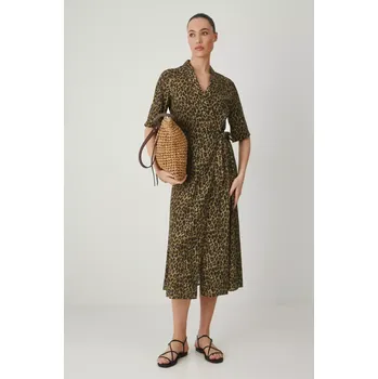 Dámské šaty Šaty s příměsí lnu Medicine RS25.SUD807 vícebarevná MLF, vel. XS