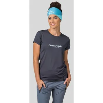 Dámské tričko Hannah Dámské FUNKČNÍ triko SAFFI - tmavě šedé KONFEKČNÍ VELIKOST: 42